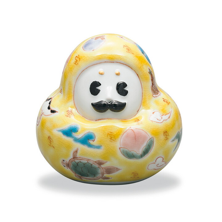 楽天市場】【九谷焼ロディ】 色絵丸紋草花 / 前田敦子 | 置物 縁起物