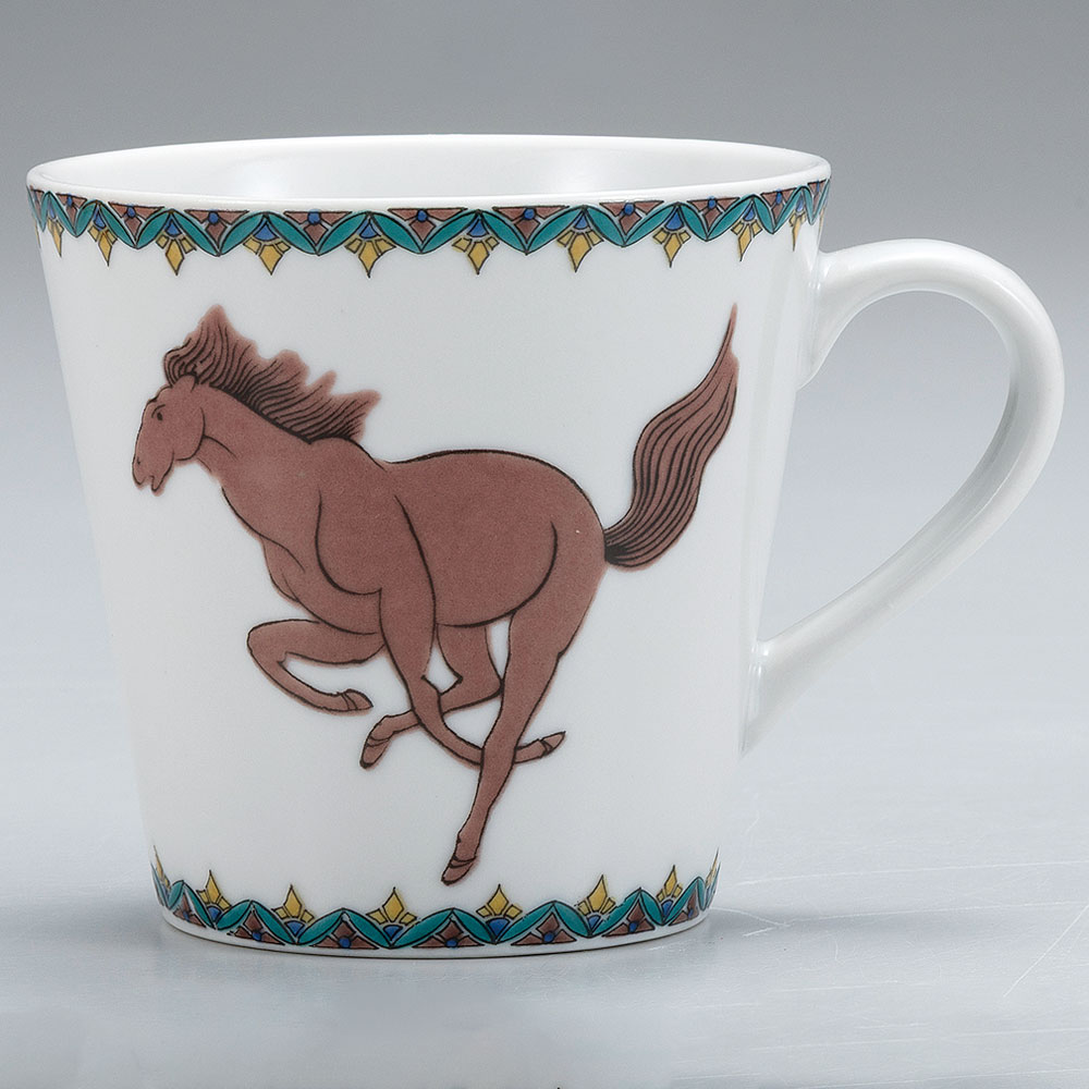 楽天市場】九谷焼 9号皿 午（皿立付）/田中正人 ＜2026年 十二支 午年