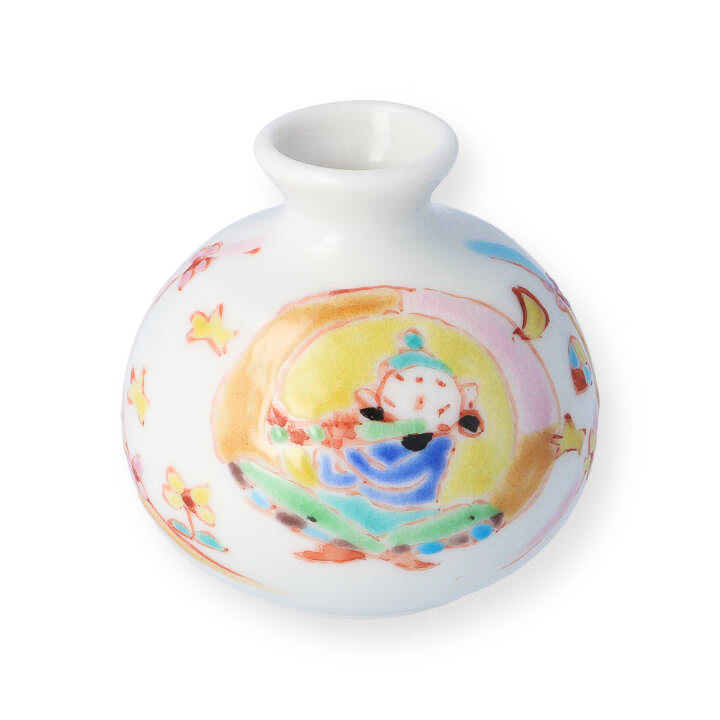 楽天市場】九谷焼 扁壷（Y口中型）二雀図 中村陶志人 送料無料 花器