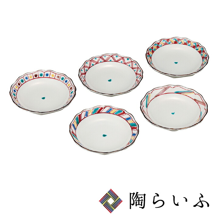 楽天市場】九谷焼 3.3号皿揃 絵変わり＜送料無料 和食器 皿 小皿