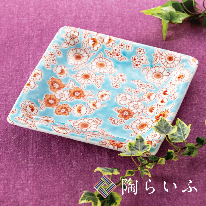 楽天市場】九谷焼 台皿 色絵金襴花詰 / 高 聡文 hanazume 海外人気の