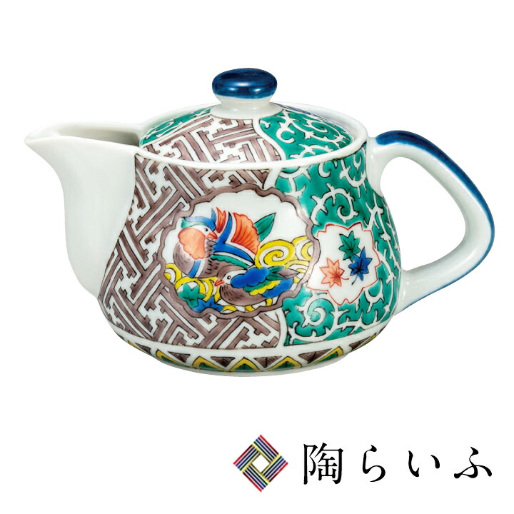 楽天市場】九谷焼 ポット急須 小菊唐草/青郊窯＜和食器 急須 ポット