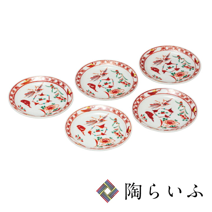 九谷焼　新品　5.5号皿揃　吉田屋松竹梅　中皿　5枚 楽天市場】九谷焼 5.5号皿揃 吉田屋松竹梅 ＜送料無料 和食器 皿 中皿