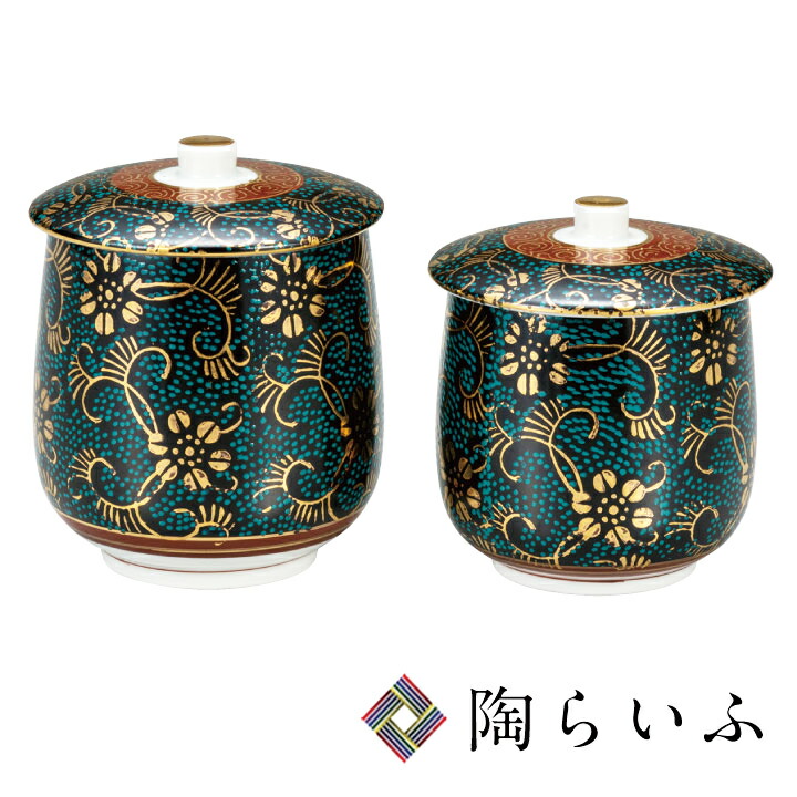 楽天市場】九谷焼 蓋付汲出揃 青粒鉄仙＜送料無料＞和食器 汲出