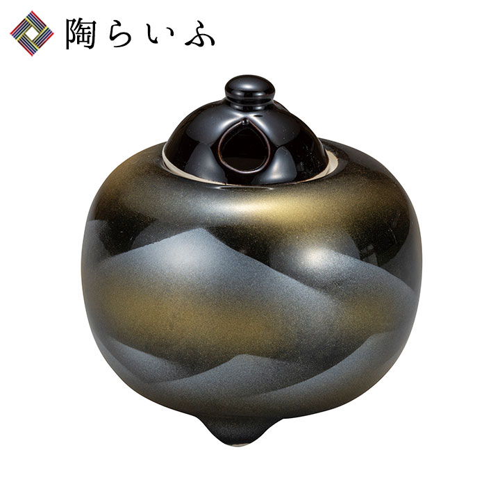 楽天市場】九谷焼 3号香炉 本金花詰 / 龍山＜送料無料 香炉 仏具 人気