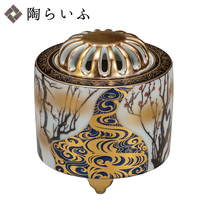 九谷焼　中村敬介　色絵　窓絵椿文　菱形香炉　香炉　茶道具　香道具　共箱 2443 2025年最新】Yahoo!オークション -九谷焼 獅子(香炉、香合)の