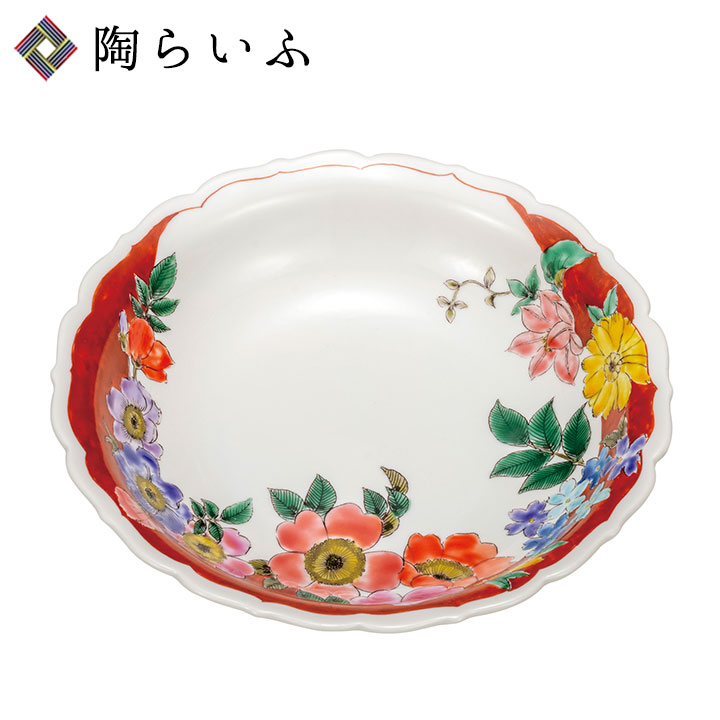楽天市場】九谷焼 6号ペア鉢 紅白椿/福田良則＜送料無料 和食器 鉢