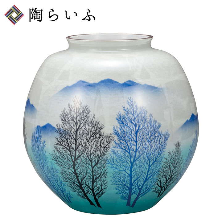 楽天市場】九谷焼 10号花瓶 銀彩金鶴 ＜花瓶 花器 人気 ギフト