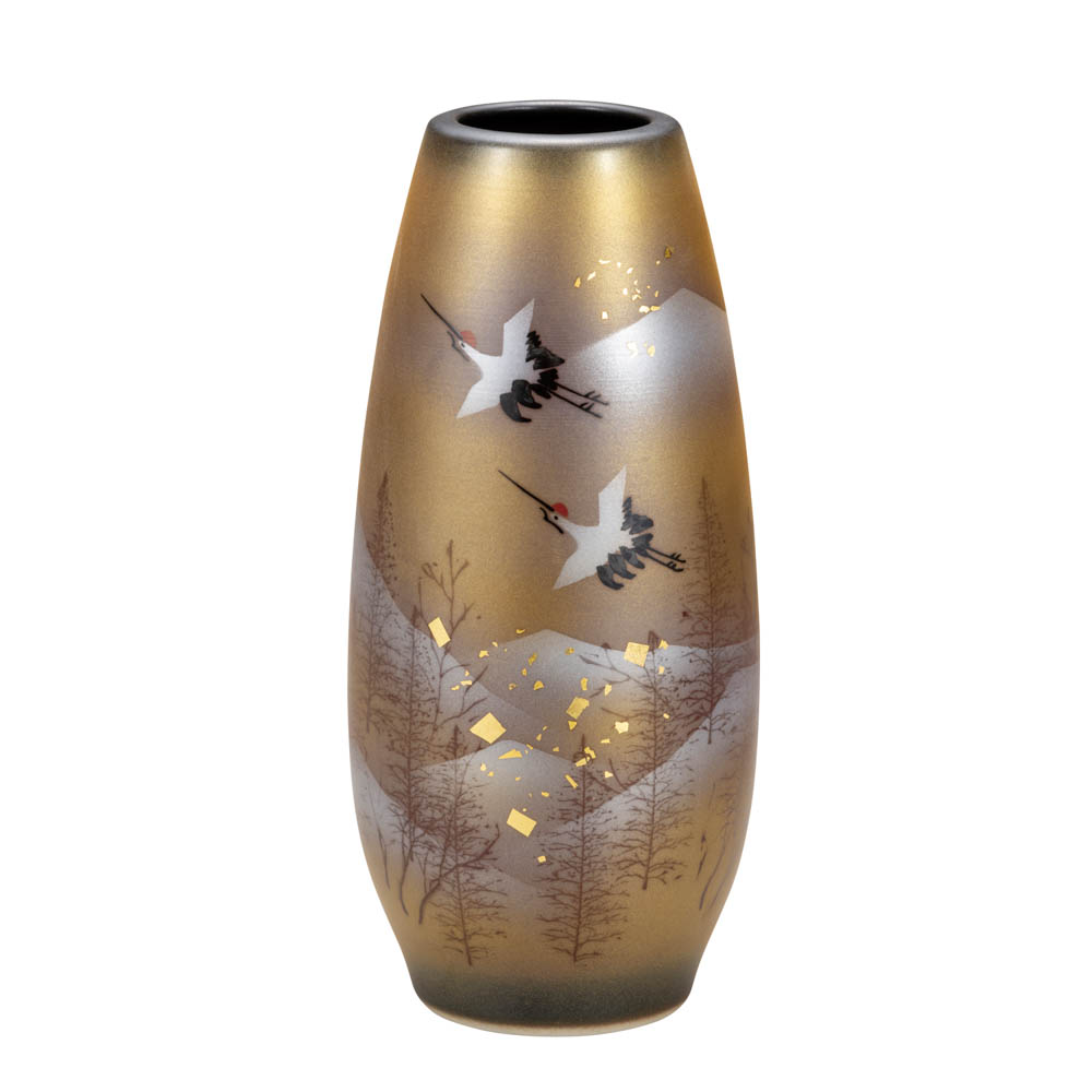 楽天市場】九谷焼 6.5号花瓶 吉田屋花鳥 ＜送料無料＞花器 花瓶 人気