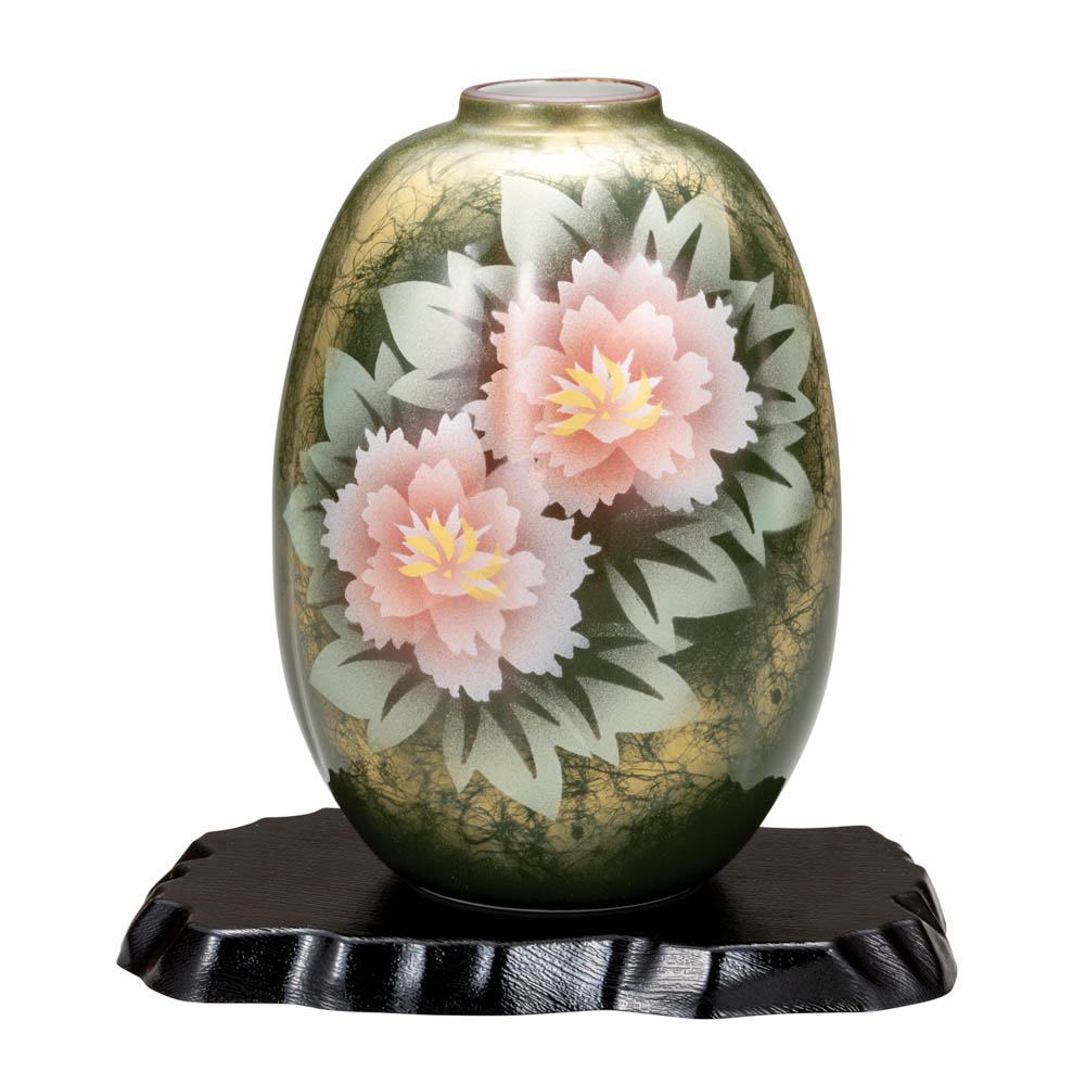 楽天市場】九谷焼 6号花瓶 釉彩 / 博峰窯 ＜送料無料 花瓶 花器 ギフト