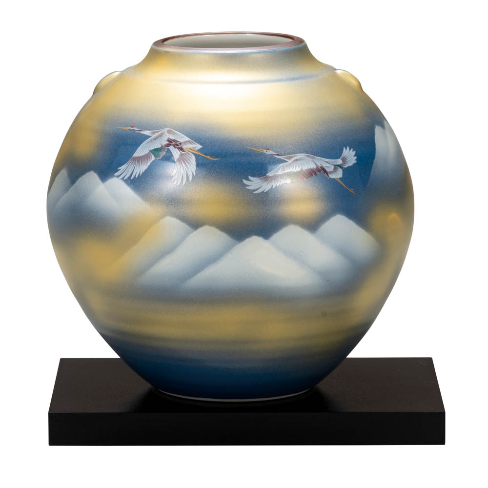 楽天市場】九谷焼 6.5号花瓶 吉田屋花鳥 ＜送料無料＞花器 花瓶 人気