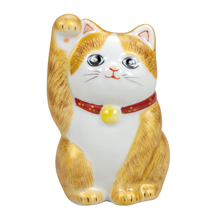 楽天市場】九谷焼 3.3号招き猫 黒地桜＜置物 縁起物 招き猫 人気