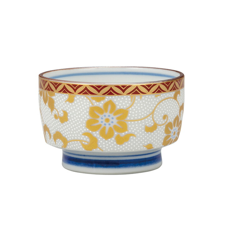 楽天市場】九谷焼 ぐい呑 青粒鉄仙＜送料無料 酒器 盃 ぐい呑 人気