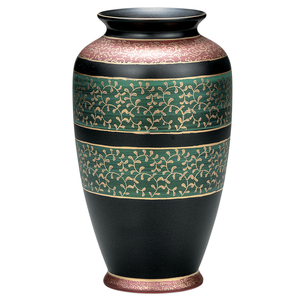 楽天市場】九谷焼 10号花瓶 銀彩金鶴 ＜花瓶 花器 人気 ギフト 贈り物