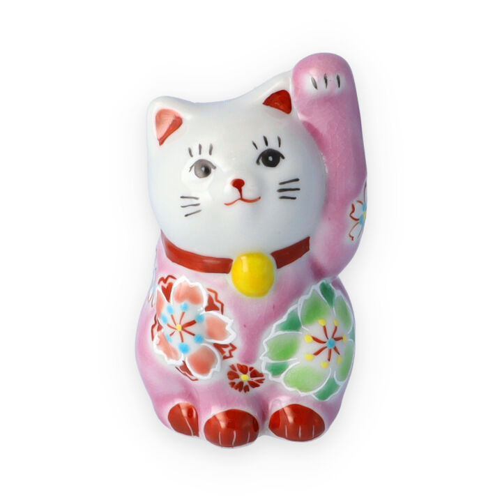 楽天市場】九谷焼 5号達磨招き猫 金彩（布団付） ＜送料無料