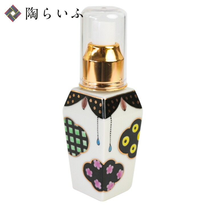 楽天市場】九谷焼 スプレーボトル 赤絵四君子＜小物 香水ボトル 化粧水