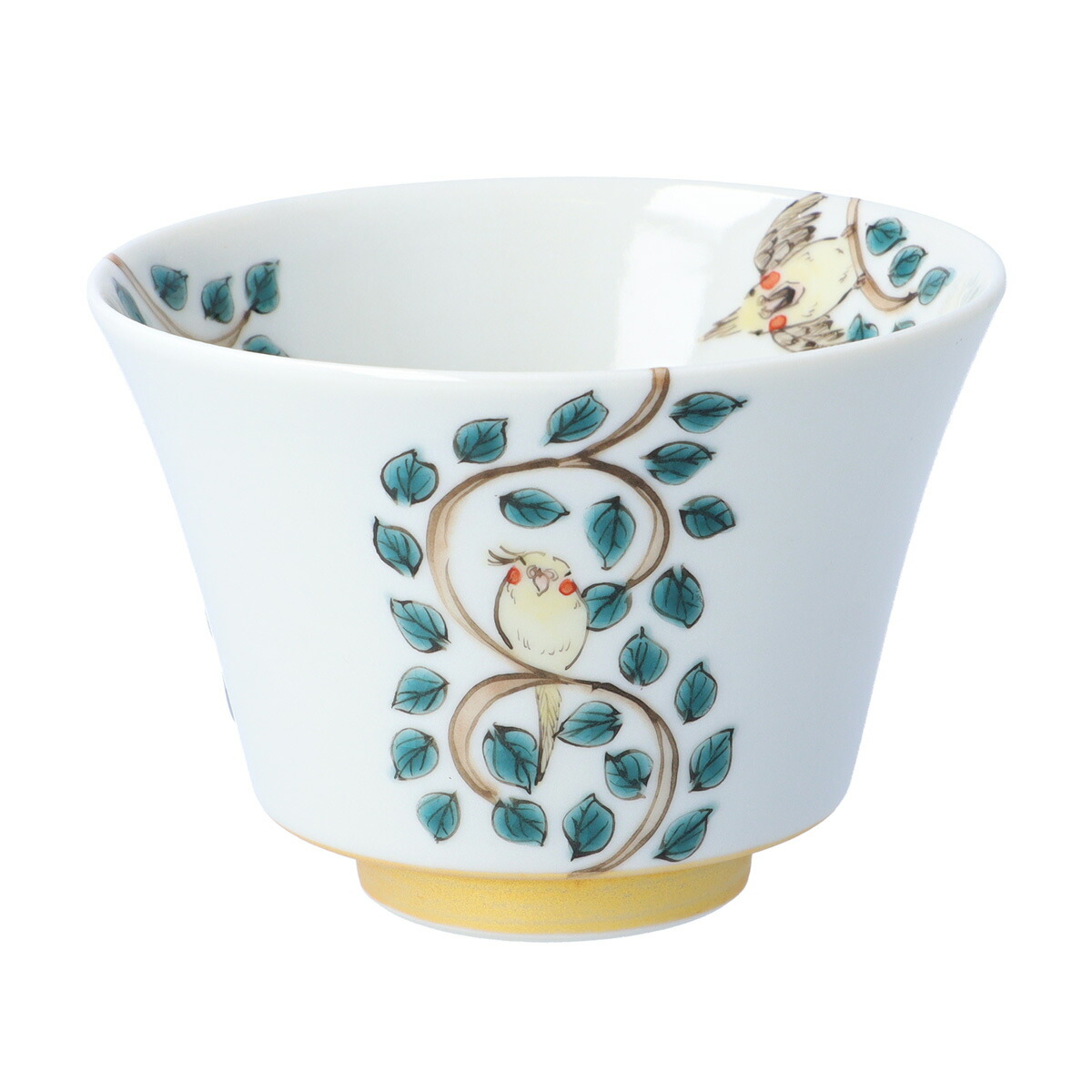 楽天市場】九谷焼 7寸リム皿 唐草インコ 【オカメインコ