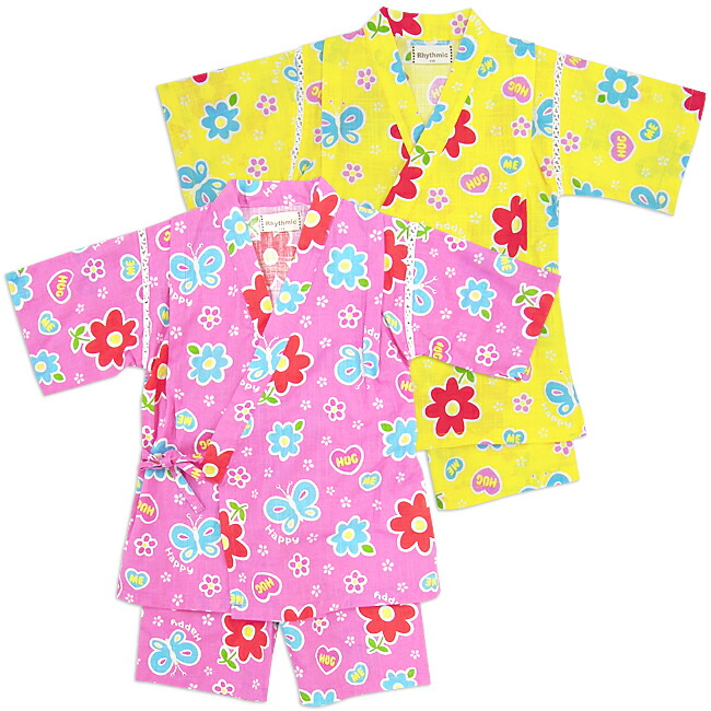 送料無料 夏はやっぱりこれでしょ 脱ぎ着楽々 ポップな花柄甚平 100cm 110cm 120cm 130cm ゆかた 最大46%OFFクーポン ストアー 沖縄 キッズ パジャマ 北海道 セットアップ 離島への配送は別途送料が追加されます 部屋着