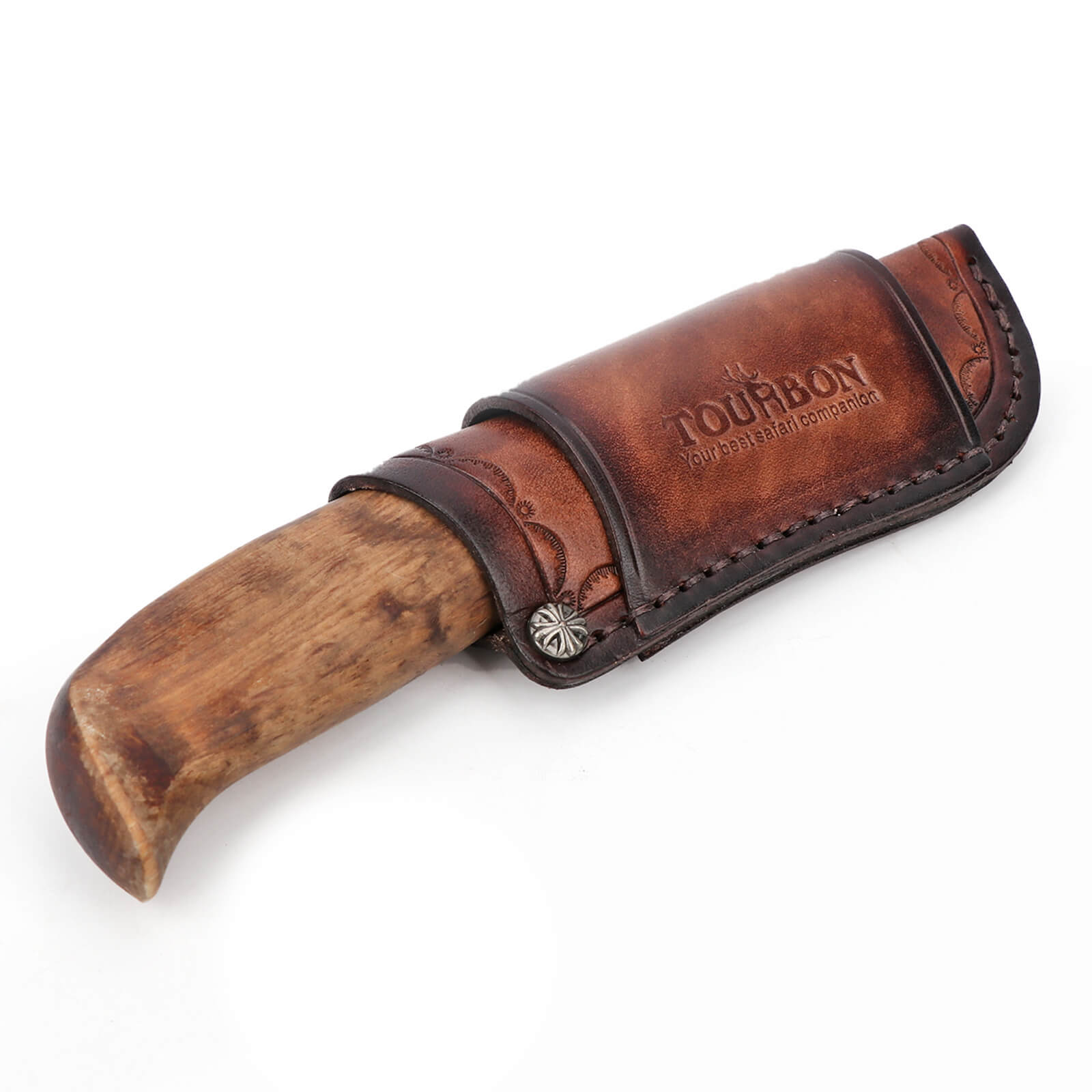 楽天市場】【在庫処分・即納】TOURBON ナイフシース 鞘 本革 4.3インチ