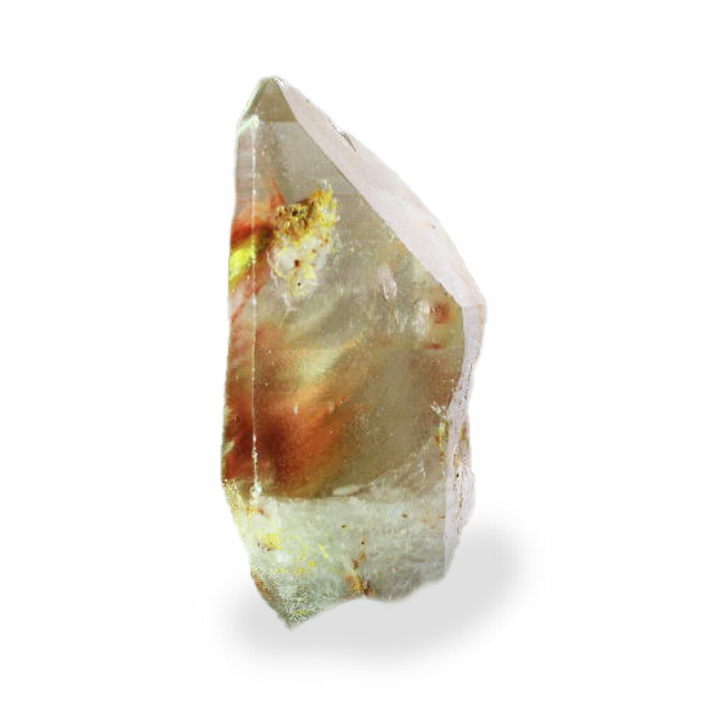 【クーポンで10%OFF】レッドガーデンクォーツ ポイント 原石 産地 ブラジル Garden Quartz 庭園水晶 苔入り水晶 クローライト水晶 天然石 鉱物 1点もの 現品撮影 GQR-28画像