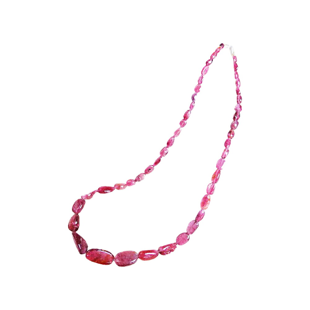 【クーポンで10%OFF】ルベライトトルマリン ネックレス 金具 ゴールド K18 10月 誕生石 RN-8