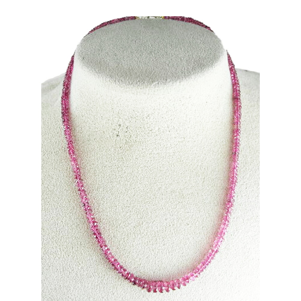 【クーポンで10%OFF】ルベライトトルマリン ネックレス 金具 イエローゴールド K10 10月 誕生石 RN-23