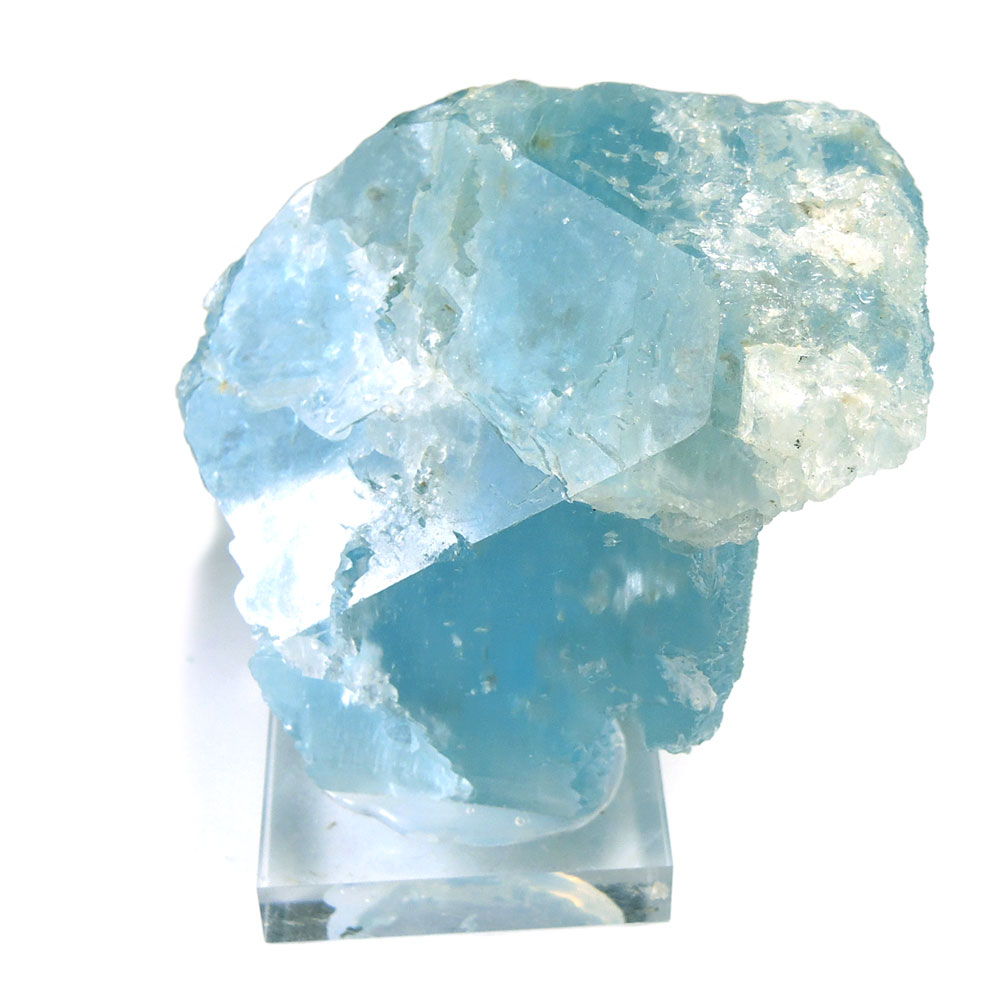 【クーポンで10%OFF】ブルートパーズ 結晶 原石 レア品 産地 ブラジル topaz 黄玉 11月 誕生石 天然石 鉱物 1点もの 現品撮影 TOPAZ-S-4｜トルマリン専門店ニューウェーブ