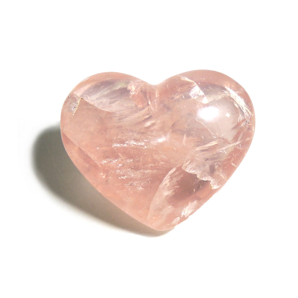 【クーポンで10%OFF】ディープローズクォーツ ハート 産地 ブラジル Rose Quartz 紅水晶 紅石英 薔薇石英 アフロディーテ 天然石 鉱物 1点もの 現品撮影 RQHH-55