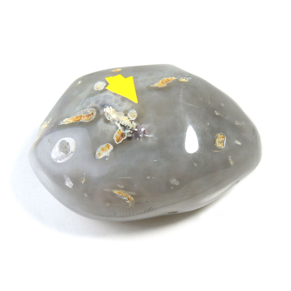 【クーポンで10%OFF】水入り瑪瑙 水入りメノウ Enhydro Agate Water Agate 1点もの 現品撮影 WAM-513