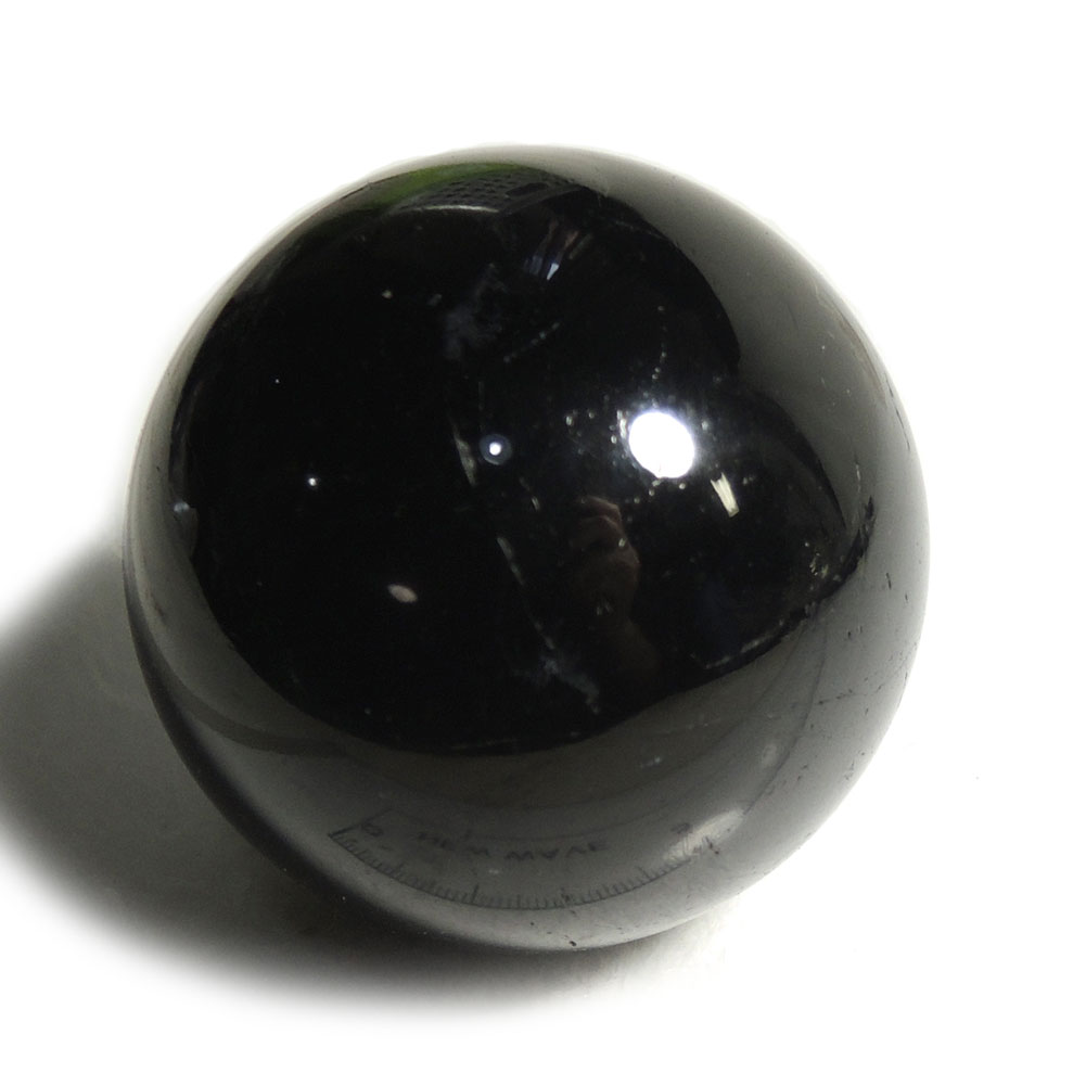 【クーポンで10%OFF】ブラックトルマリン スフィア 丸玉 ボール black tourmaline 電気石 ショール 10月 誕生石 天然石 鉱物 1点もの 現品撮影 TSI-50