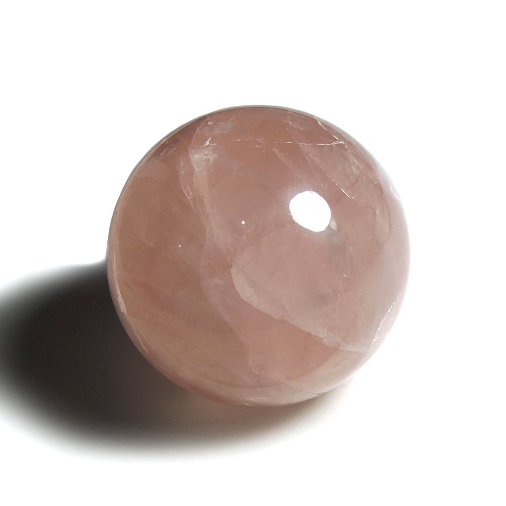 【クーポンで10%OFF】ディープローズクォーツ スフィア 丸玉 ボール 53mm スター マダガスカル Rose Quartz 紅水晶 紅石英 薔薇石英 アフロディーテ 天然石 鉱物 1点もの 現品撮影 RQ-63