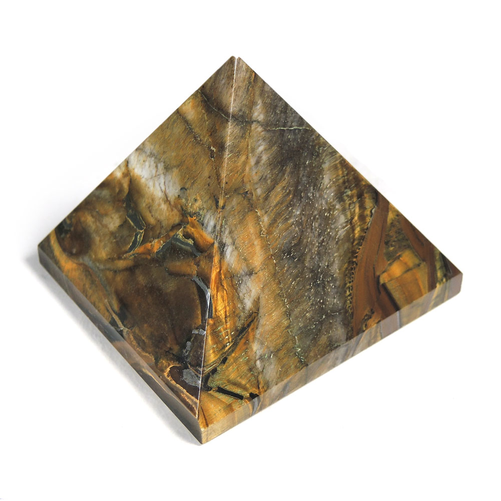 【クーポンで10%OFF】タイガーアイ ピラミッド Tiger's eye 虎目石 虎眼石 天然石 鉱物 TGP-2