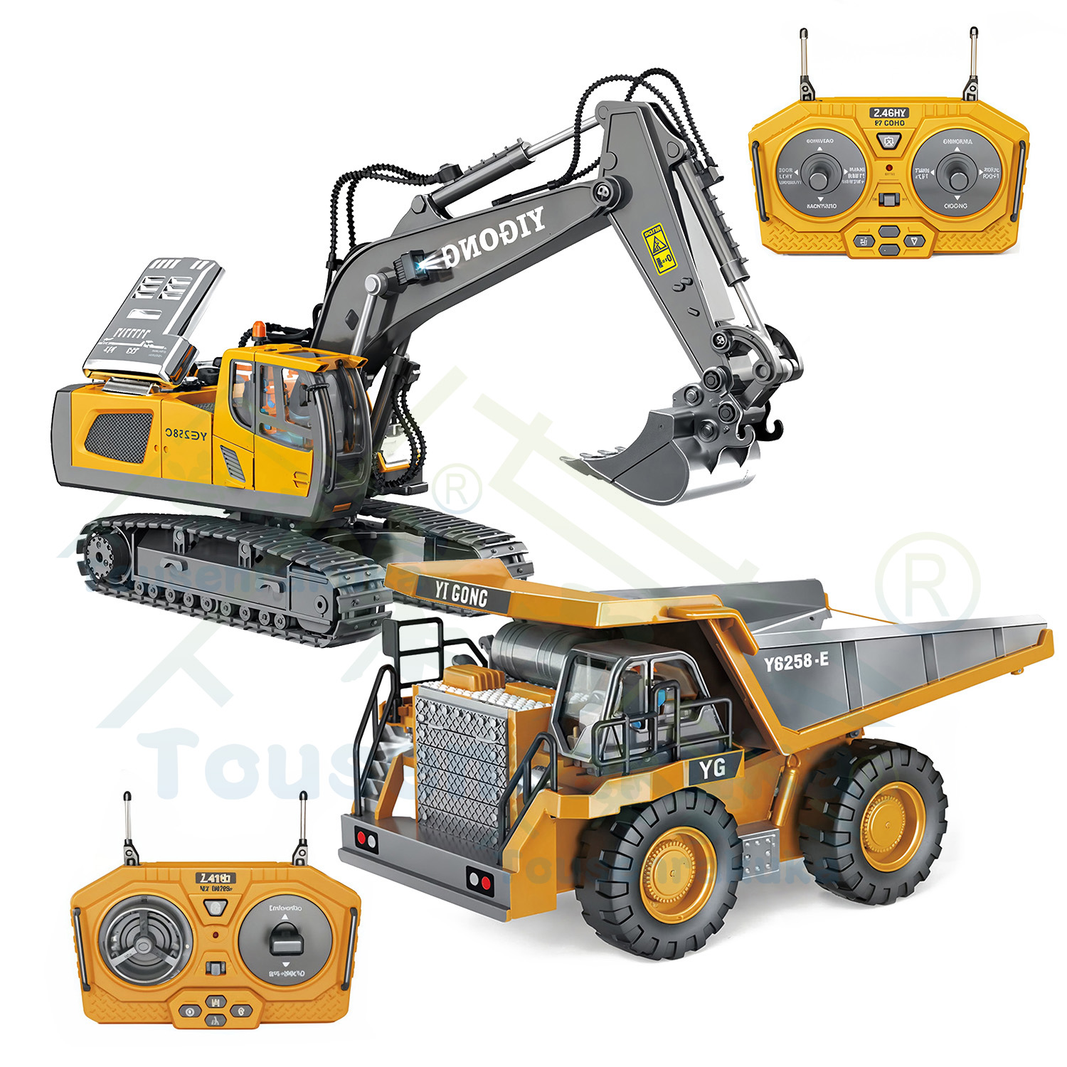 楽天市場】ショベルカー トラック パワーショベル ラジコン エクスカ