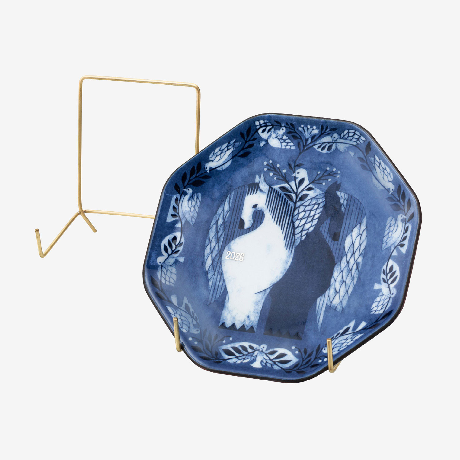 楽天市場】2026年 干支 午 飾り皿｜福田利之×波佐見焼 イヤープレート