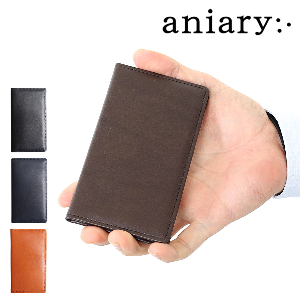 楽天市場】アニアリ aniary カードケース 名刺入れ メンズ 本革