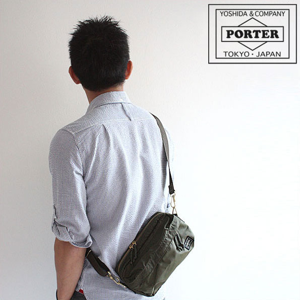 ポーター フォース 2WAYウエストバッグ 855-07501 吉田カバン メンズ PORTER FORCE メンズ レディース ボディバッグ ウエストポーチ ウエストバッグ ナイロン 斜めがけ 斜め掛け 日本製