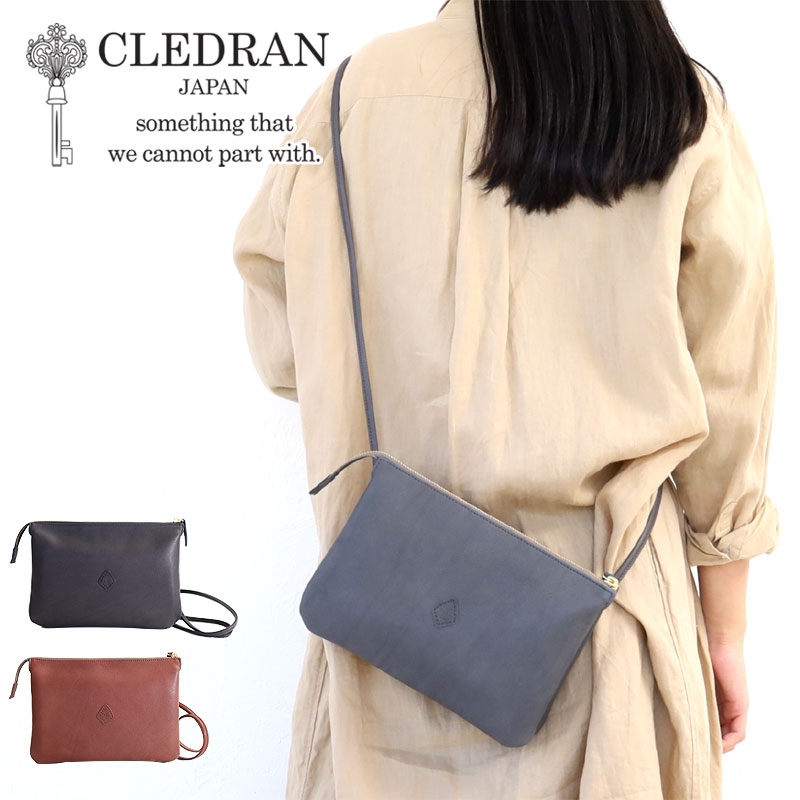 【選べるノベルティ＆無料ラッピング可】 クレドラン クレドランバッグ ショルダーバッグ CLEDRAN GALE SEPARATE SHOULDER cl3629 ガレ 日本製 ミニショルダー レディース メンズ レザー ショルダー 革 正規品 ギフト akz016
