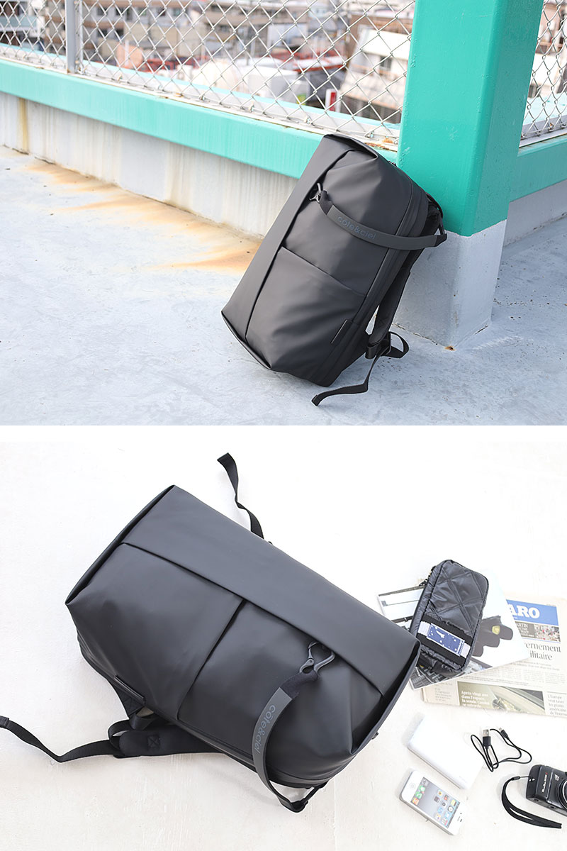 最終処分！cote&ciel バックパック 2/23 1:59まで!P最大45倍】cote&ciel バッグ Sormonne Obsidian