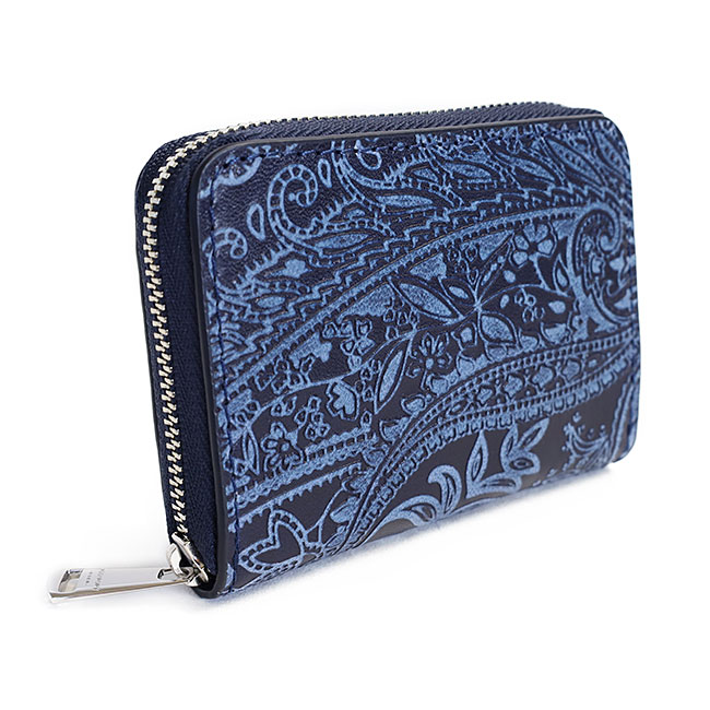 2022年最新春物 [バギーポート] KOI INDIGO DYE SMOOTH コーアイ 藍染めレザー 小銭入れ付きミニ財布 フラグメントケース  ネイビー BP-ZYS