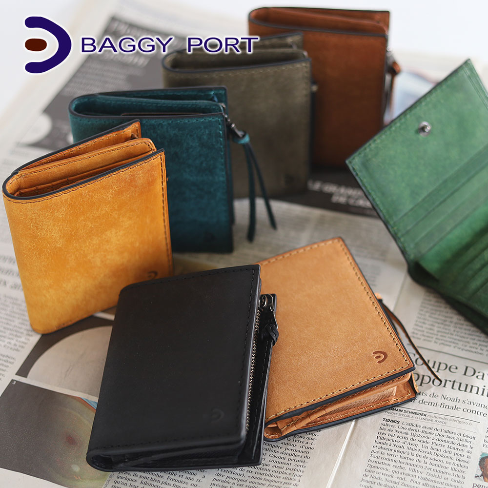 【M129】新品 BAGGY PORT YZS2415 GRN 二つ折り財布 楽天市場】バギーポート ブオナ 二つ折り財布 BAGGY PORT イタリア製