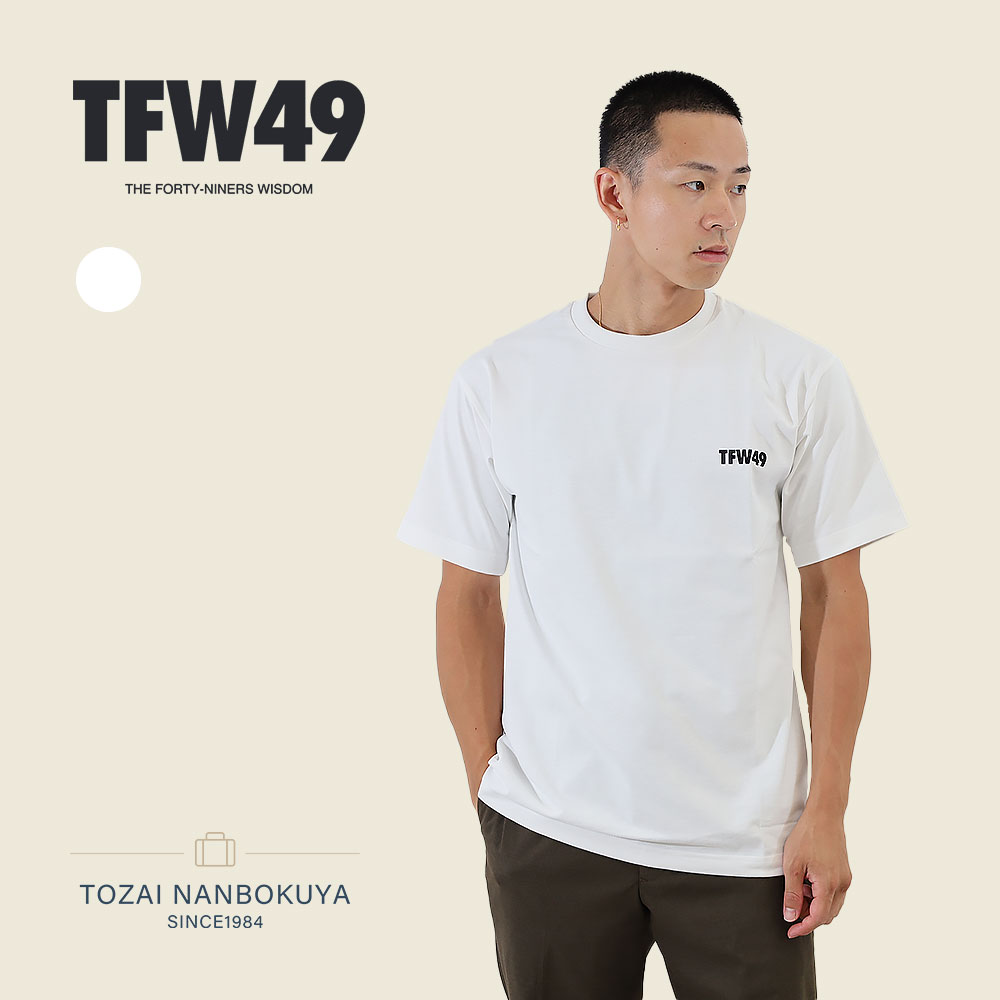 TFW49 カラーレス半袖ポロシャツ XL TFW49 ティーエフダブリュー49 SIDE MESH COLLARLESS POLO
