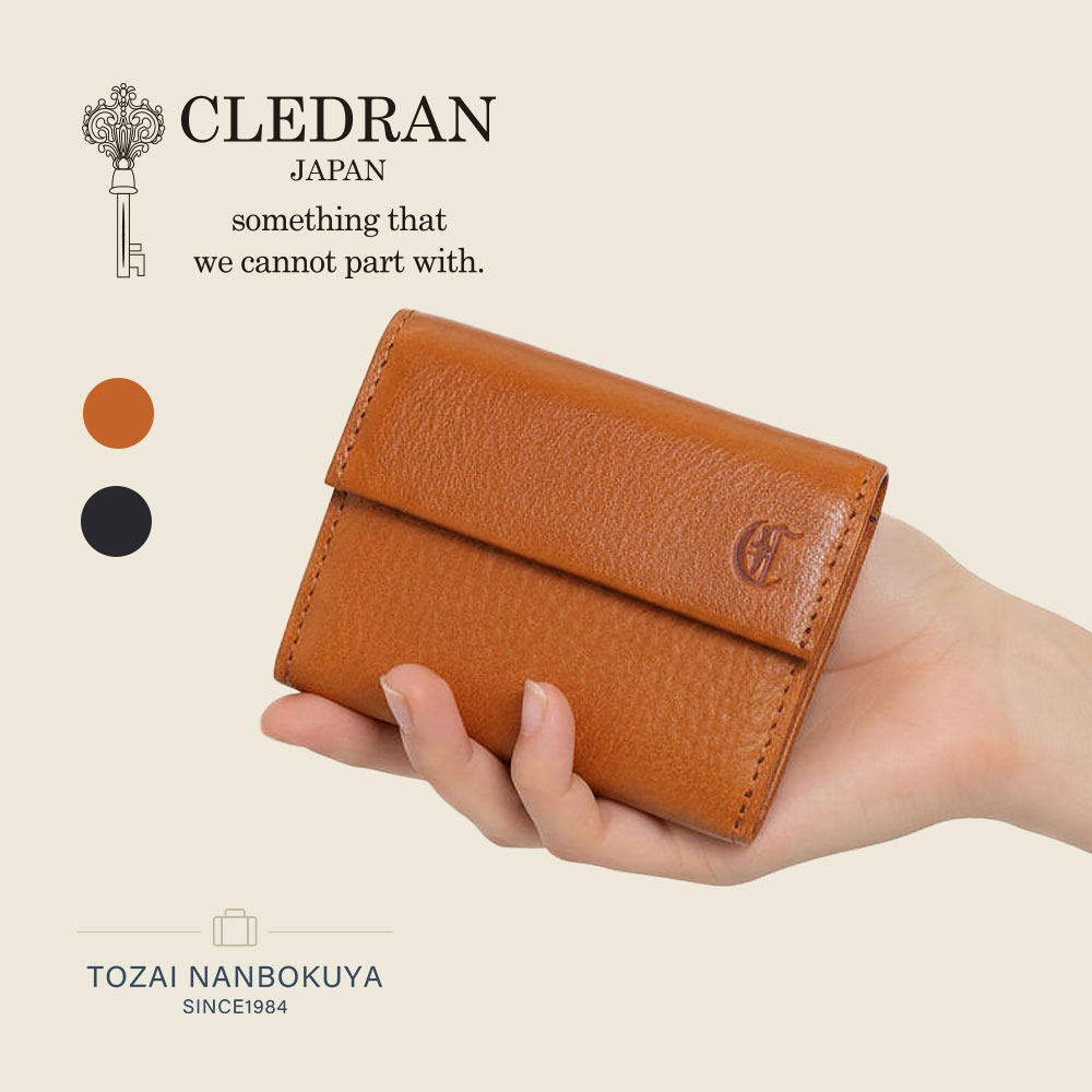 CLEDRAN クレドラン NOS ノス 二つ折り財布 cl3946 akz016 レディース 21L オールシーズン お出かけ 上質 バッグ 財布 三つ折り財布 コインケース ケース レディース財布 本体 牛革 内生地 綿