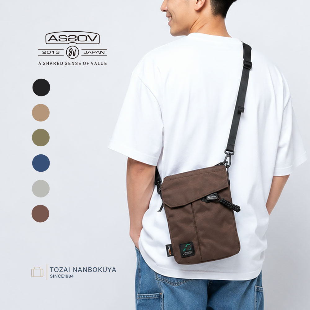 【4/9迄エントリーで11倍確定】AS2OV アッソブ サコッシュ STANDARD SACOCHE 152319 メンズ レディース オールシーズン カジュアル バッグ ショルダーバッグ