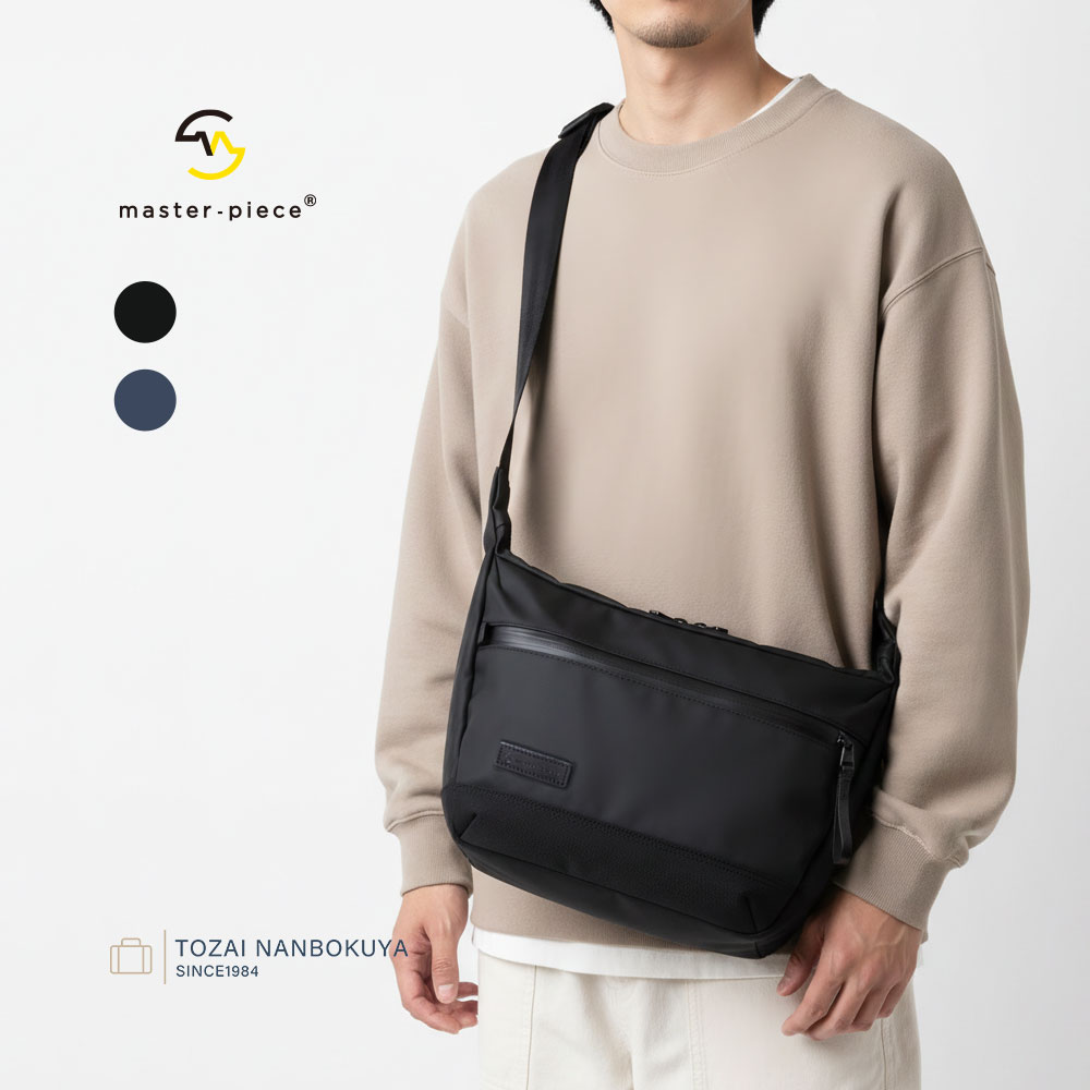 master-piece マスターピース slick ショルダーバッグ SHOULDER BAG 02492 メンズ オールシーズン お出かけ 5L 標準 バッグ A4 レギュラーサイズ メンズバッグ メッセンジャーバッグ 600d