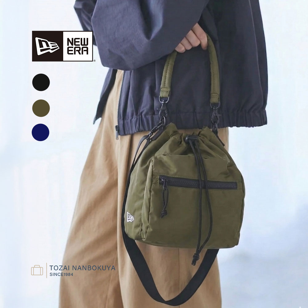 【4/9迄エントリーで11倍確定】NEW ERA ニューエラ Drawstring Pouch ドローストリングポーチ ショルダーバッグ ミニショルダー 巾着バッグ ユニセックス レディース メンズ オールシーズン お出かけ 3L 軽量 コンパクト