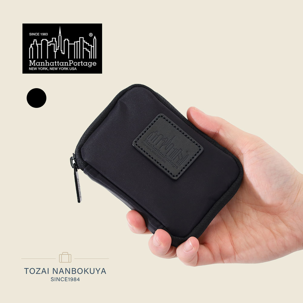 Manhattan Portage マンハッタンポーテージ Black Label ブラックレーベル キーケース キーリング SMITH KEY CASE TWILL mp1035twlbl メンズ レディース ギフト 高級感 ラウンドファスナー 軽量 コンパクト
