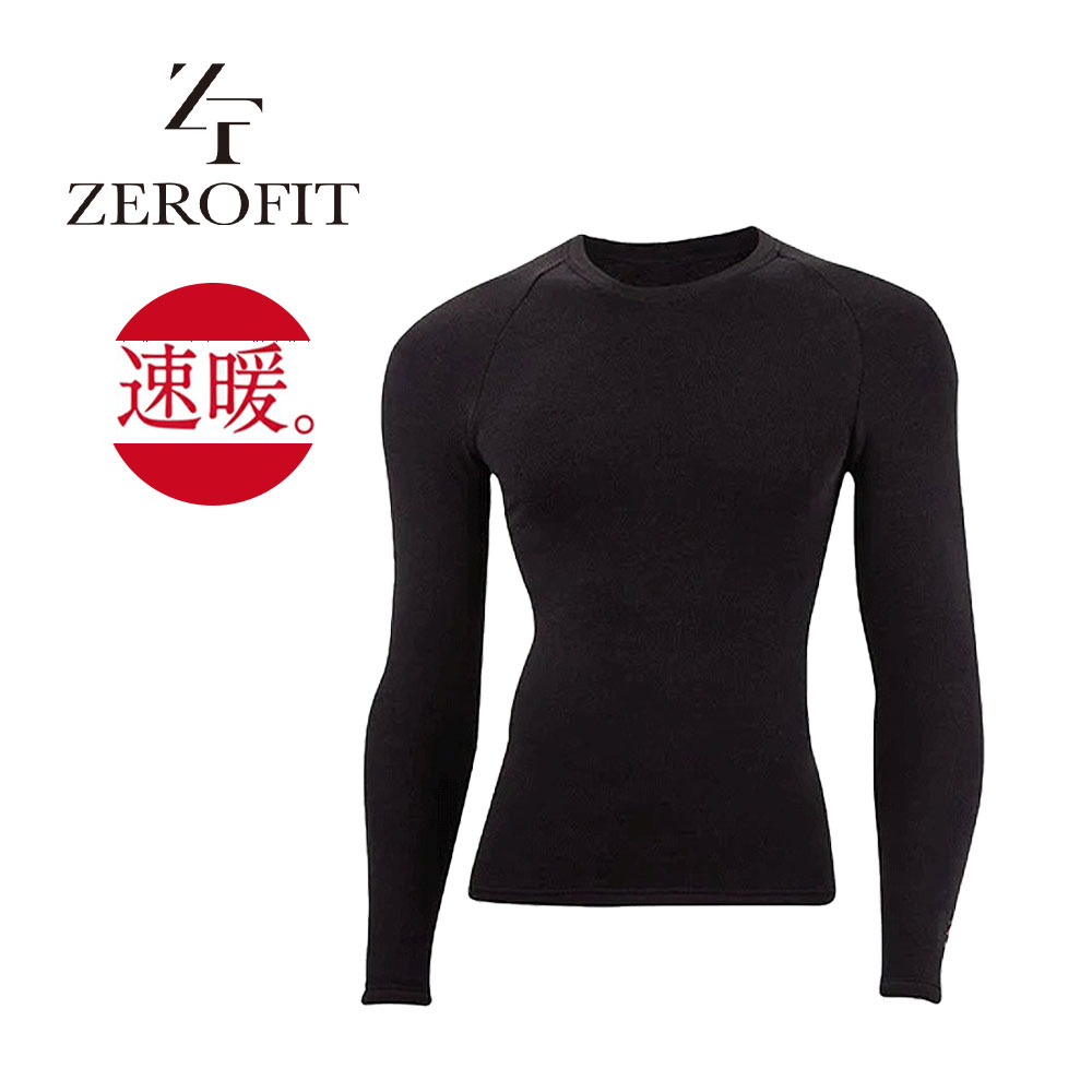 【4/9迄エントリーで19倍確定】イオンスポーツ ZEROFIT ゼロフィット ヒートラブ ヒートラブアンダー HEATRUB アンダーウェア 肌着 メンズ あったか 抗菌 防臭 吸湿 発熱 断熱 保温 ゴルフ ブラック 人気 ブランド かっこいい　おしゃれ　zhrumd