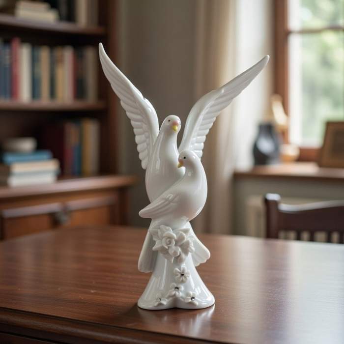 楽天市場】インテリア オブジェ 鳥 バード ホワイト 白 おしゃれ ハト