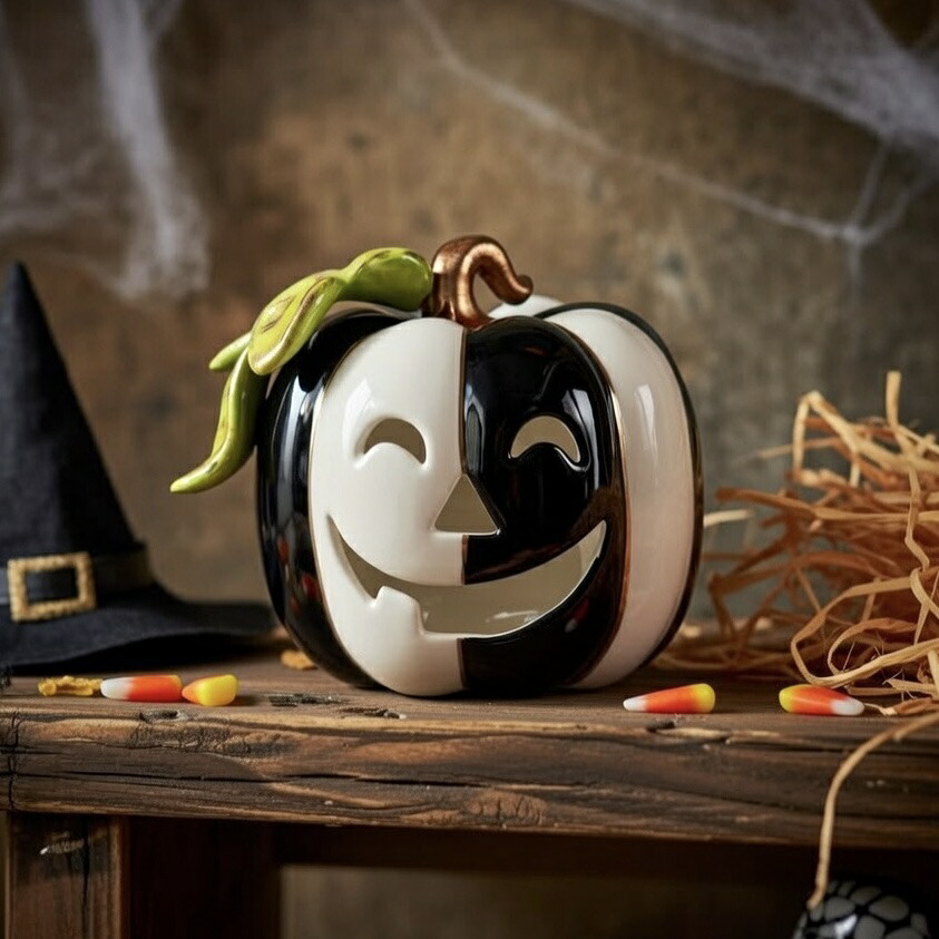 楽天市場】ハロウィン「ジャック オ ランタン」ガラスポット