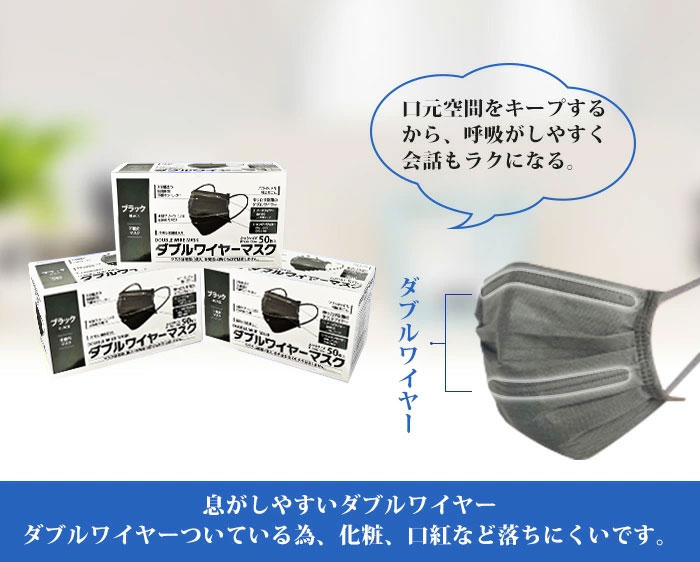 マスク 不織布 カラー 6000枚 ダブルワイヤー 業務用 ポイント5倍 工業用 立体 1枚づつ 個包装 大きめ 夏用 苦しくない 黒 ブラック 3層構造 男女兼用 グレー おしゃれ Uvカット 企業 メンズ 使い捨て 耳が痛くならない やわらか 平ゴム ふんわり やさしい 全国マスク工業